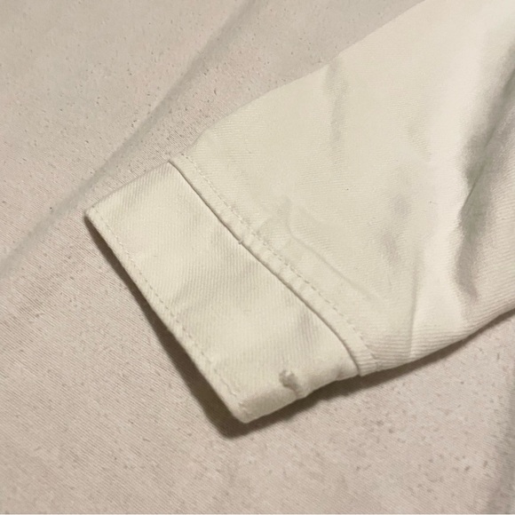 GAP Kids White Denim Jacket Size Medium - Picture 5 of 16